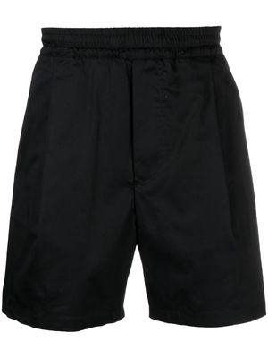 Low Brand contrast-stripe running shorts - Black