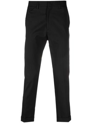 Low Brand cropped-leg tailored trousers - Black