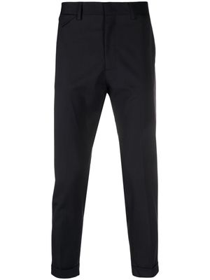 Low Brand cropped-leg tailored trousers - Blue