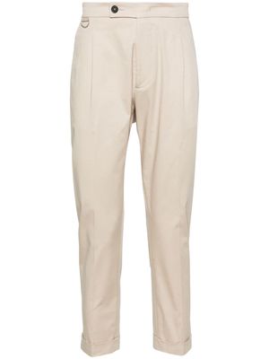 Low Brand D-ring cotton chino trousers - Neutrals
