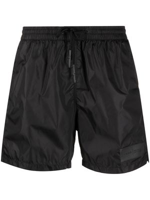 Low Brand logo-patch technical swim shorts - Black