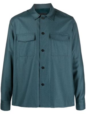 Low Brand long-sleeve wool shirt - Green