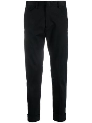 Low Brand low-rise cropped tailored trousers - Black