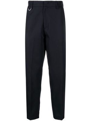 Low Brand mid-rise tapered trousers - Blue