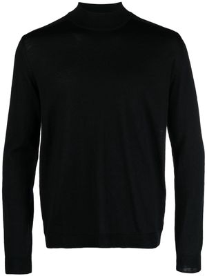 Low Brand mock-neck merino-wool jumper - Black