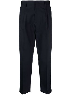 Low Brand pleat-detail tailored trousers - Blue