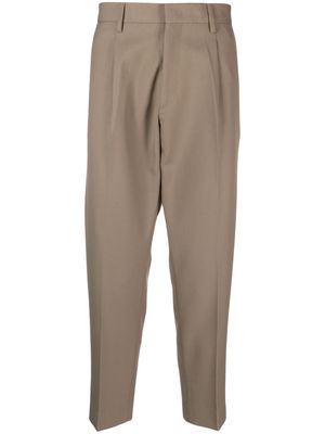 Low Brand pleat-detail tailored trousers - Neutrals