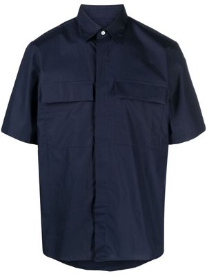 Low Brand short-sleeve utility shirt - Blue