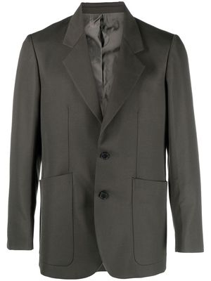 Low Brand single-breasted button blazer - Green