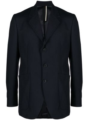 Low Brand single-breasted notched-lapels blazer - Blue