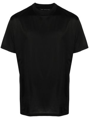 Low Brand slub-texture short-sleeved T-shirt - Black