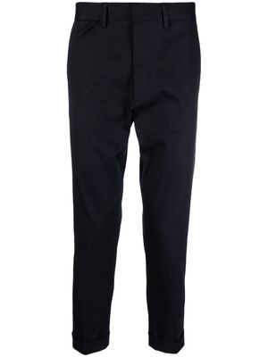Low Brand tapered-leg chino trousers - Blue