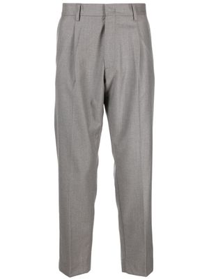 Low Brand tapered-leg tailored trousers - Grey