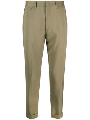 Low Brand tapered tailored trousers - Green