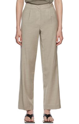 LOW CLASSIC Beige Low Rise Trousers