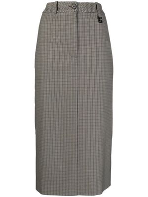 Low Classic checked pencil skirt - Multicolour