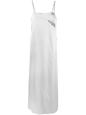 Low Classic cut-out sleeveless midi dress - Silver