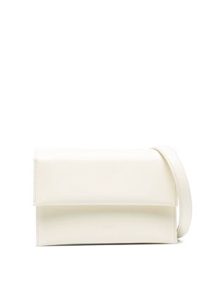 Low Classic foldover top leather bag - White