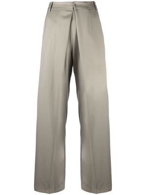 Low Classic inverted-pleat detail trousers - Neutrals