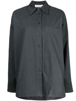 Low Classic long-sleeve cotton shirt - Grey