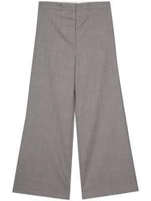 Low Classic mélange wide-leg trousers - Grey
