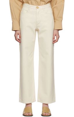 LOW CLASSIC Off-White Classic Wide Jeans