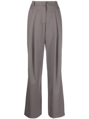 Low Classic pleated high-waist trousers - Grey