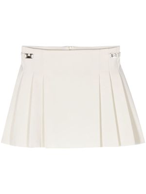 Low Classic pleated mini skirt - Neutrals