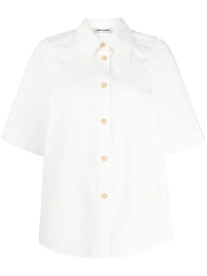 Low Classic pointed-collar cotton shirt - White