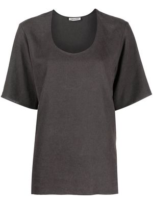 Low Classic scoop-neck short-sleeve T-shirt - Grey