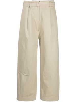 Low Classic straight-leg tapered trousers - Green