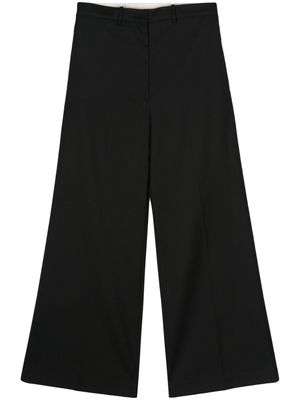 Low Classic twill wide-leg trousers - Black