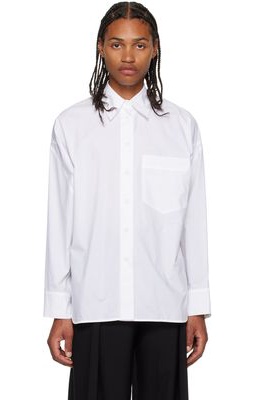 LOW CLASSIC White Sleeve Point Shirt