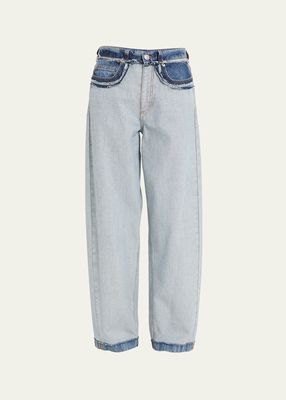 Low-Waisted Reverse Jeans