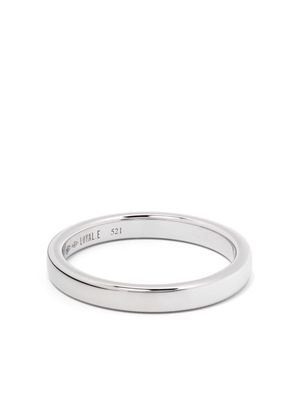 Loyal.e Paris 18kt recycled white gold Union Absolu.e Ribbon ring - Silver