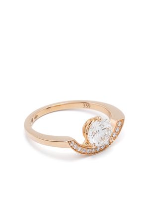 Loyal.e Paris 18kt rose gold Intrépide Grand Arc diamond ring - Pink