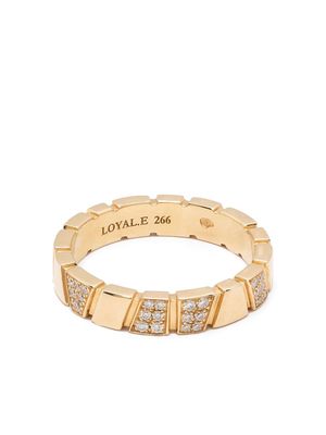 Loyal.e Paris 18kt yellow gold Ride & Love diamond ring