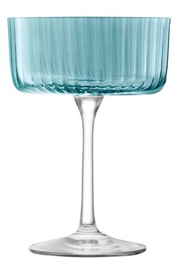 LSA Gems Set of 4 Champagne/Cocktail Glasses in Blue