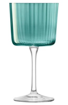 LSA Gems Set of 4 Wine Glasses in Green