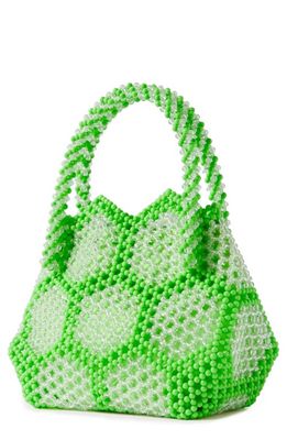 LU BY LU Tennis Beaded Top Handle Bag