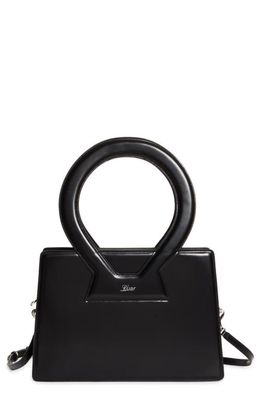Luar Ana Large Smooth Leather Top Handle Bag in Black