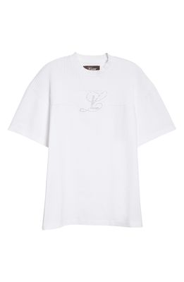 Luar Cotton Rib T-Shirt in White
