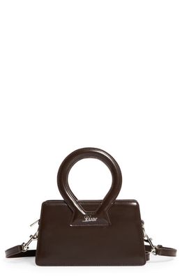 Luar Mini Ana Leather Top Handle Bag in Brown