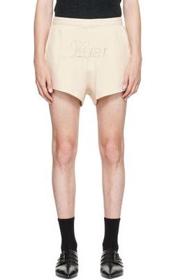 Luar Off-White Embroidered Shorts