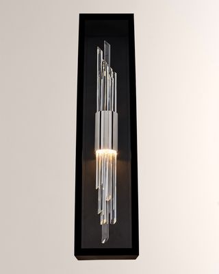 Lucca Chrome Outdoor Wall Sconce