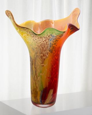 Lucero Art Glass Vase