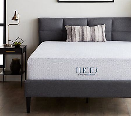 LUCID Comfort Collection 12" Memory Foam Mattre ss, Twin