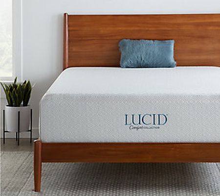 LUCID Comfort Collection 14" Plush Foam Mattres s, Twin