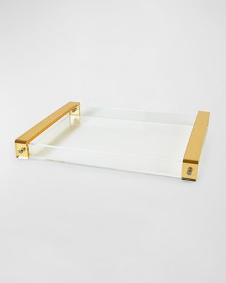 Lucite Tray with Handle