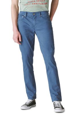 Lucky Brand 110 Slim Fit Sateen Straight Leg Jeans in Ensign